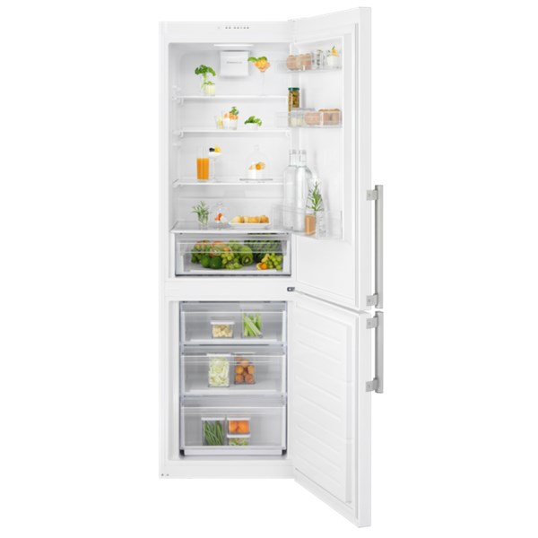 Kyl/frys kombi 186 cm Flat Door LNB1LE34WRR Electrolux vit