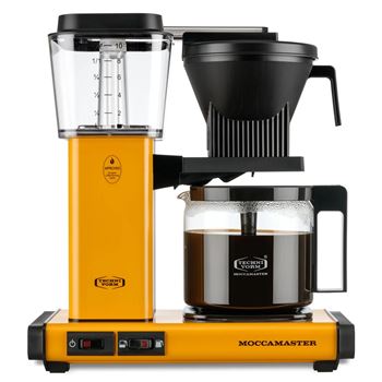 Kaffebryggare 1,25 liter, kalkindikator Moccamaster Optio yellow pepper