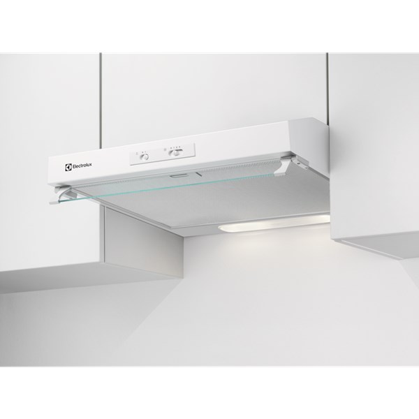 Köksfläkt integr. 60 cm LFU326W Electrolux vit