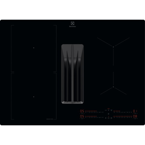 Inbyggnadshäll m integr.fläkt 68 cm kolfilter EHH70KB6S Electrolux 600