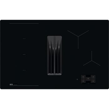 Inbyggnadshäll m integr.fläkt 80 cm kolfilter CookSmartTouch PE9000B80 AEG Zukunft