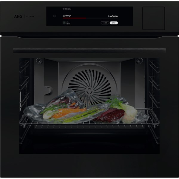 Inbyggnadsugn 70L SteamPro+SV Wi-Fi PO9000ST AEG Zukunft mattsvart