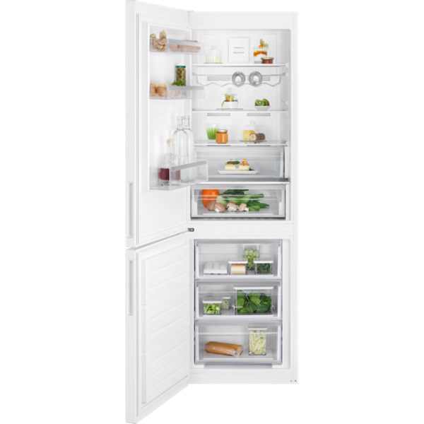 Kyl/frys kombi 186 cm Flat Door KNT6ME33WLL Electrolux vit