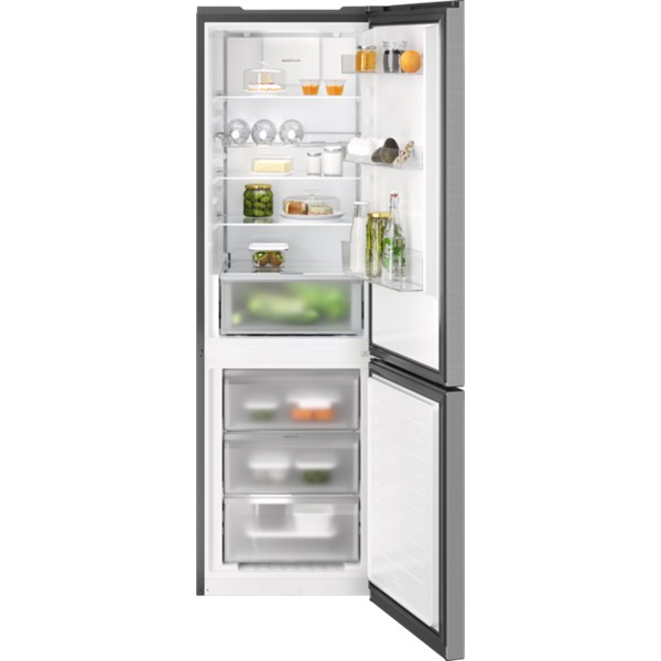 Kyl/frys kombi 187 cm Flat Door KRC618DXR Electrolux rostfri
