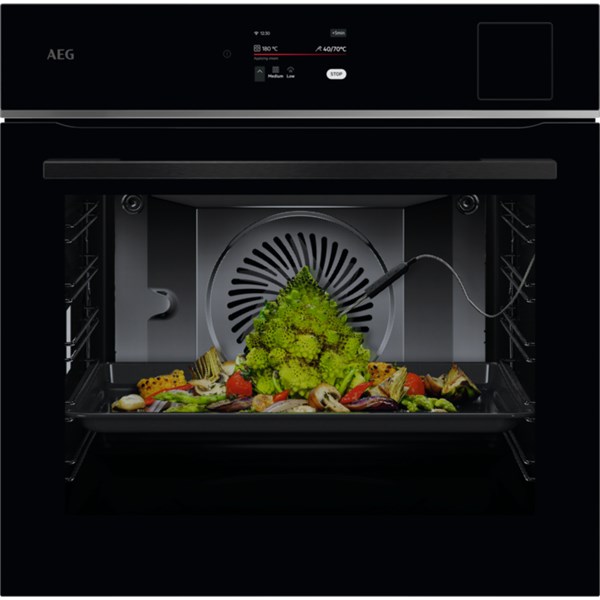 Inbyggnadsugn 70L Steampro CookSmartTouch Wi-Fi V8SBP731AB AEG svart