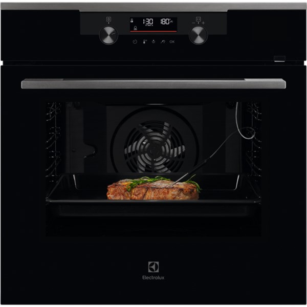 Inbyggnadsugn 72L SteamBake Wi-Fi EOK8P2B0 Electrolux svart