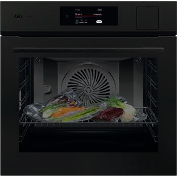 Inbyggnadsugn 70L SteamPro CookSmartTouch Wi-Fi PO8000ST AEG Zukunft mattsvart