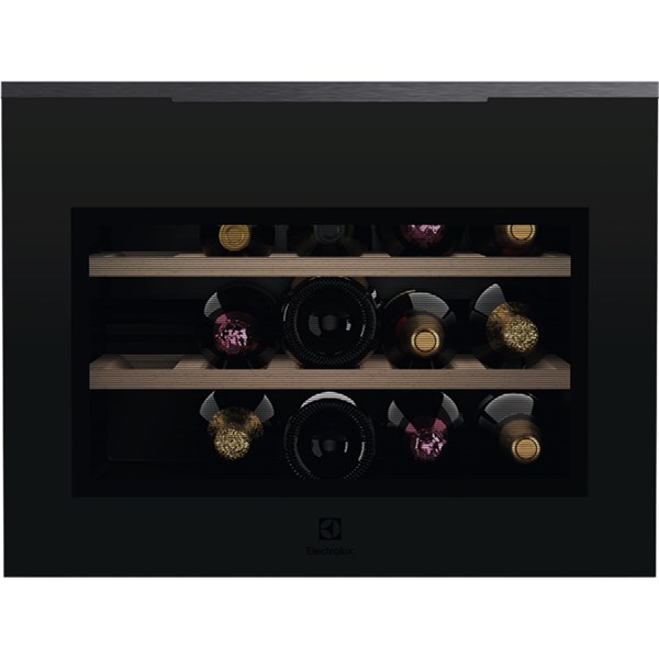 Vinkyl kompakt 15 flaskor, 49L KBW6T Electrolux mattsvart