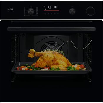 Inbyggnadsugn 72L SteamCrisp Wi-Fi V7PBR521SB AEG svart
