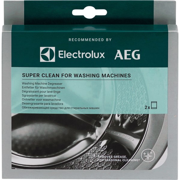 AvfettningsmedelSuper Clean tvättmaskiner 2 påsar x 50 g M2WCP051