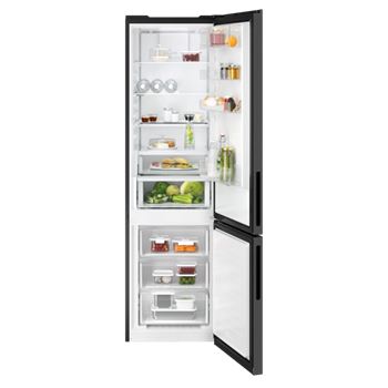 Kyl/frys kombi 202 cm Flat Door ORC7P361CLR AEG svart rostfritt