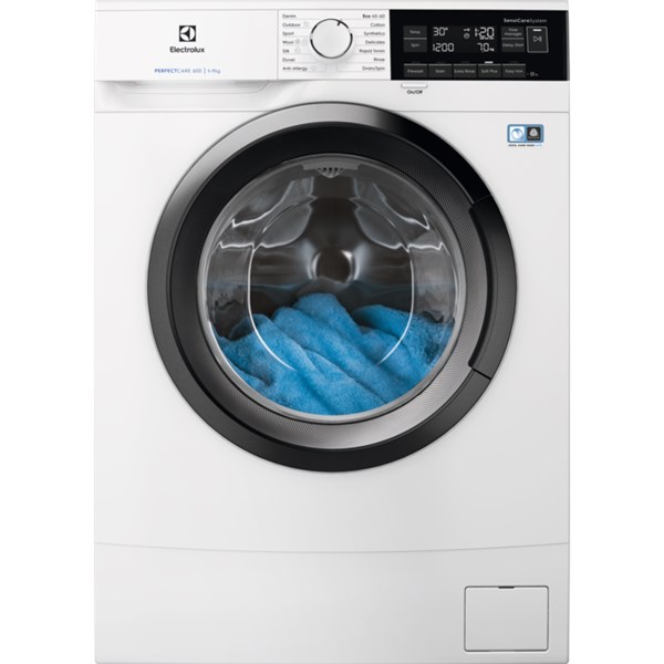 Tvättmaskin slim 45cm, 7 kg EW6S6647C8 Electrolux PerfectCare 600