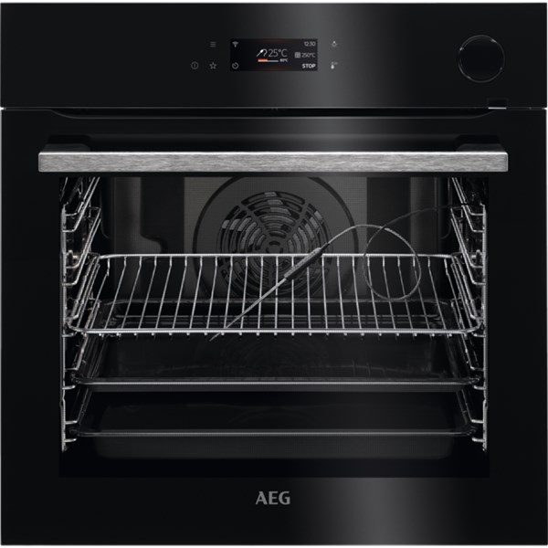 Inbyggnadsugn 72L SteamCrisp Wi-Fi BP841K AEG svart