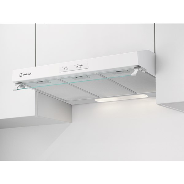 Köksfläkt integr. 70 cm LFU327W Electrolux vit