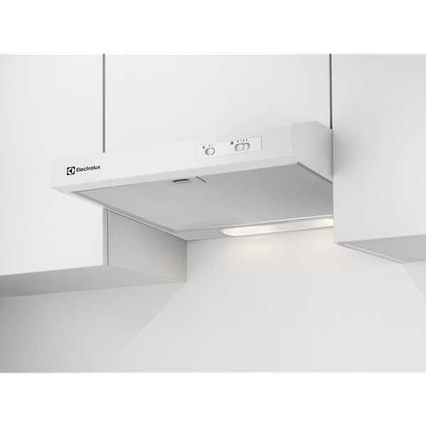 Köksfläkt integr. 60 cm EFU216W Electrolux vit