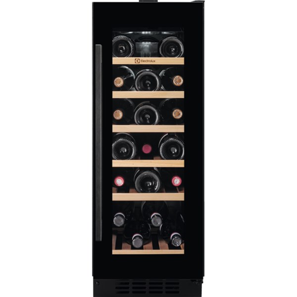 Vinkyl inb. 82-87 cm,  20 flaskor, 58L EWUS020B5BR Electrolux 500 Core svart
