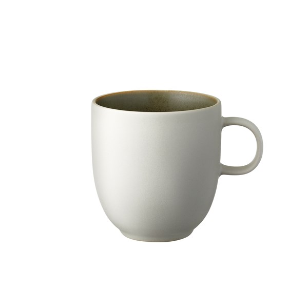 Mugg North 33 cl  Studio Round matte white/matte moss