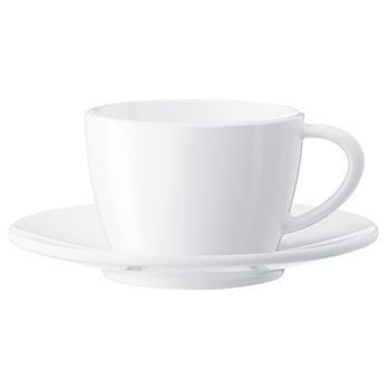 Cappuccinokopp inkl. fat 2-pack JURA white