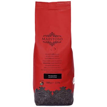 Kaffebönor Caffè Maestoso 1000gr Caffè Mauro röd