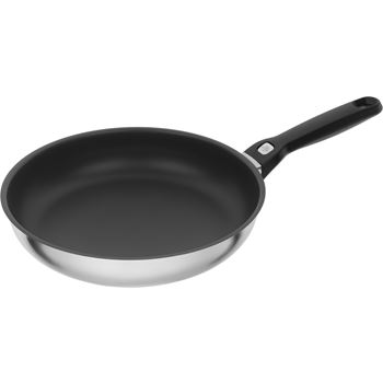 Stekpanna 28 cm Ballarini Pesaro svart/silver