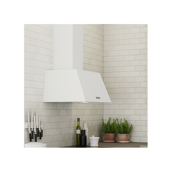 Köksfläkt väggh. 80 cm Tovenco Ventura vit