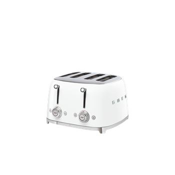 Brödrost 4 skivor, 4 breda brödfack Smeg 50's Style vit
