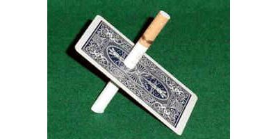 Cigarette thru Card