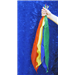 Diamond Cut Silk, 60 cm blue