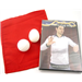 Malini Egg Bag, red + dvd