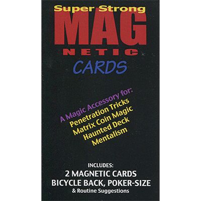 Magnetic Cards (2) red + blue