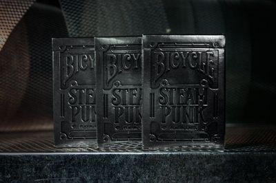 Bicycle Poker Steampunk silver