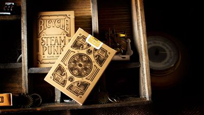 Bicycle Poker Steampunk bronze