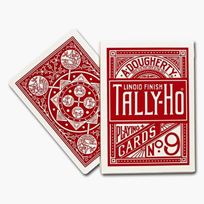 Tally Ho Fan Back red