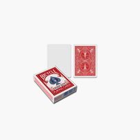 Bicycle Poker- blank/red