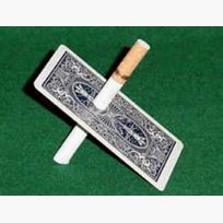 Cigarette thru Card