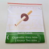 Cigarette thru 5 kr
