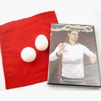 Malini Egg Bag, red + dvd