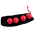 Multipl Balls, wood red