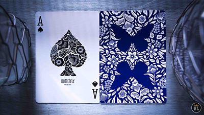 Butterfly Marked Deck, blue