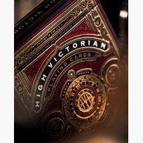 High Victorian Playing Cards - red
