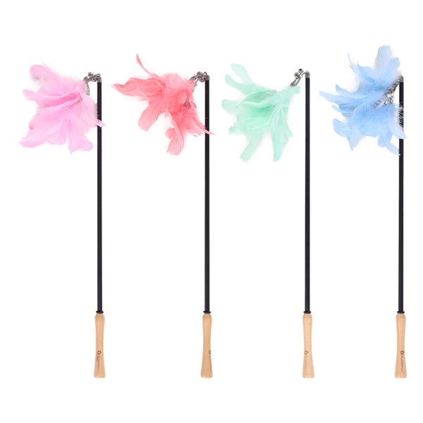 Flamingo Kattspö 61-186cm teleskopskaft/utbytbar topp