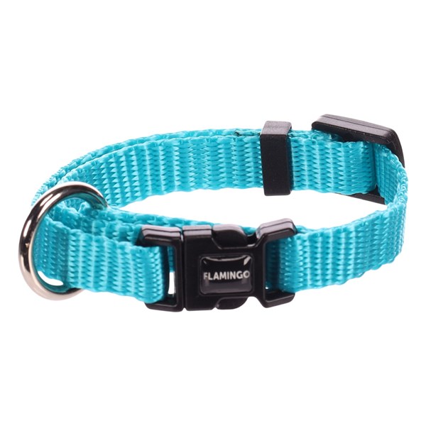 Flamingo Halsband Ziggi turkos XXS 15-25cm 10mm