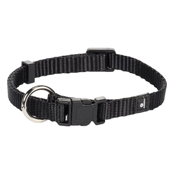 Flamingo Halsband Ziggi svart XS 20-35cm 10mm