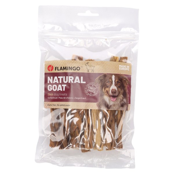 Nature Snack getskinn flätat smal 100g