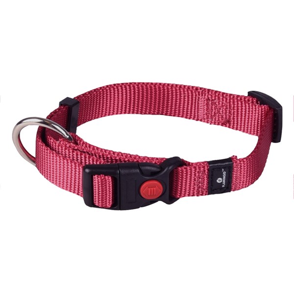 Flamingo Halsband Ziggi körsbär S 30-45cm 15mm