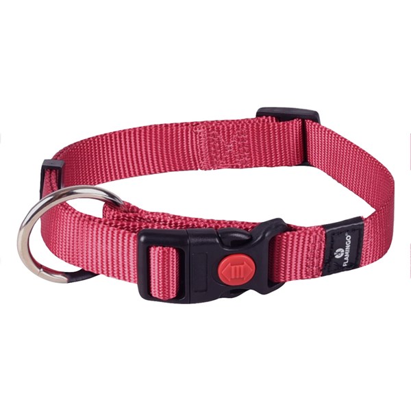 Flamingo Halsband Ziggi körsbär M 40-55cm 20mm