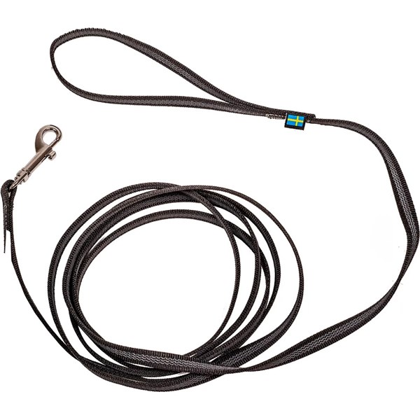 Alac koppel 12mm 300cm antiglid svart