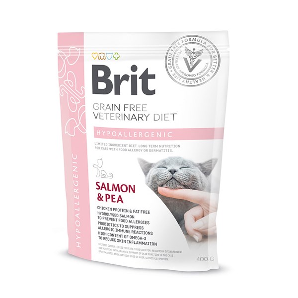 Brit vet Brit GF Vet Diets Cat Hypoallergenic 400g