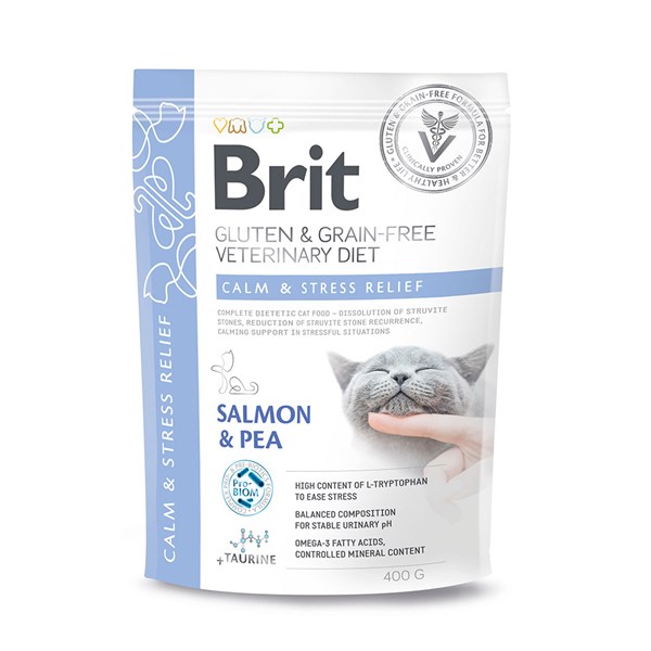 Brit vet Brit GF Vet Diets Cat Calm & Stress Relief 400g