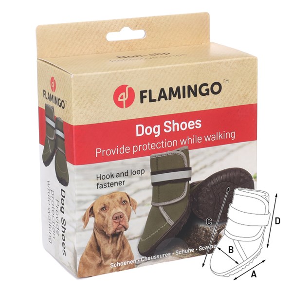 Flamingo Hundsko Kajan grön 2-pack XL
